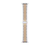 Michael Kors Women's Watchband Bands For Apple Watch 22 MM Multicolour Stainless steel, MKS8065E
