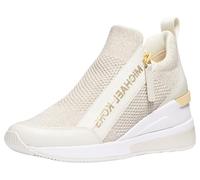 Michael Kors Women's Willis Wedge Trainer, Champagne, 8