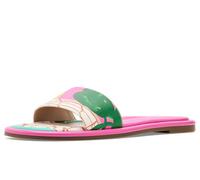 Michael Kors X Christina Zimpel Dana Slide Sandal - Bright Pink MLT - 40S6DNFS2L