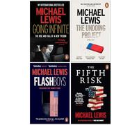 Michael Lewis Collection 4 Books Set (Going Infinite, The Undoing Project, Flash Boys, The Fifth Risk Undoing Democracy)