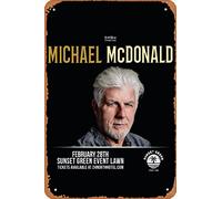 Michael McDonald Poster Music Retro Metal Tin Sign 8x12 Inch