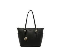 Michael Michael Kors Charlotte saffiano-leather shoulder bag - Black OS