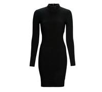 MICHAEL Michael Kors Dress MOCK NK RIBBED MINI DRS in Black EU M