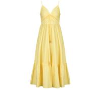 MICHAEL Michael Kors Dress POPLIN MIDI DRESS in Yellow EU M