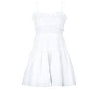 MICHAEL Michael Kors Dress POPLIN SMOCKED MINI DRESS in White EU M