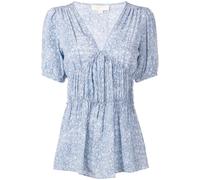 Michael Michael Kors floral print blouse - Blue XS