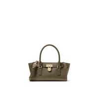 MICHAEL Michael Kors Hamilton Moderne Extra Small East West Satchel Crossbody, Gold-tone Hardware/Urbino Leather/Loden, One Size, Hamilton Moderne Extra-small Satchel Crossbody Bag