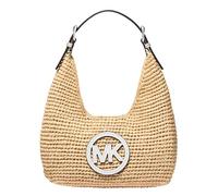 MICHAEL Michael Kors Nolita Small Hobo Shoulder, Crochet Straw/Natural/Optic White, One Size