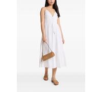 Michael Michael Kors ruched tiered dress - White XS-S-M-XL
