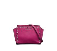 Michael Michael Kors Selma leather studded cross body bag - Pink One Size