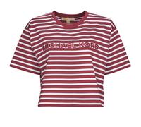 MICHAEL Michael Kors T shirt YD STRIPED CROP LOGO TEE in Bordeaux EU S