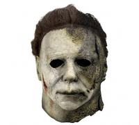 Michael Myers Mask,Halloween Latex Mask,Horror Full Head Mask,Halloween Cosplay Costume Theme Party for Adults Men Women (D)