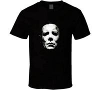 Michael Myers Mens t-Shirt Movie Halloween Horror John Carpenter Size L Black