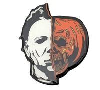Michael Myers Split Mask Pumpkin Face Glow in the Dark Pin Official Halloween II Horror Movie Enamel Pin
