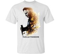 Michael Myers T-Shirt Michael Myers Halloween Tee Shirt Short Sleeve S-5XL M Black