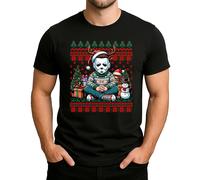 Michael Myers Xmas Design - Festive Christmas Clothing, Gift Idea, Merry Christmas, Xmas Design, Santa, Winter Men's T-Shirt