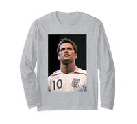Michael Owen England 2007 Kit World Cup Football Long Sleeve T-Shirt