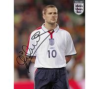 Michael Owen - England Autograph Signed A4 Photo Print