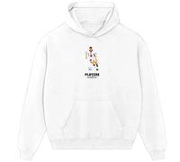 Michael Owen Icon Men's White Hoodie - White / L