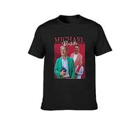 Michael Portillo T-Shirt Black Printed Mens Top Tee M