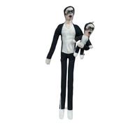 Michael Posable Plush Doll, Built-in Wire Bendable Stuffed Toy for Custom Poses, Multiple Iconic Outfit Styles,Collectible Plush, Home Desk Decor Gift for MJ Music Fans