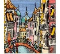 Michael Powell Mini Venice Bridge Cross Stitch Kit