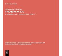 Michael Psellus Poemata Hardcover Book Michael Psellus Multicolor