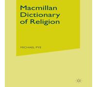 Michael Pye Macmillan Dictionary of Religion Paperback Book Michael Pye Multicolor