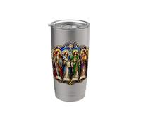 Michael Raphael Gabriel Uriel Cathedral Angels Group Art Stainless Steel Insulated Tumbler