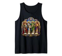 Michael Raphael Gabriel Uriel Cathedral Angels Group Art Tank Top