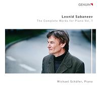 Michael Schafer - Sabaneev:Complete Piano Vol. 1
