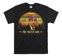 Michael Scott Free Prison Mike Vintage T-Shirt, Movies Quote Unisex Tshirt Black