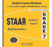 Michael Smith STAAR Subject Test Mathematics Grade 7: Student Practice Workbook Michael Smith Multicolor