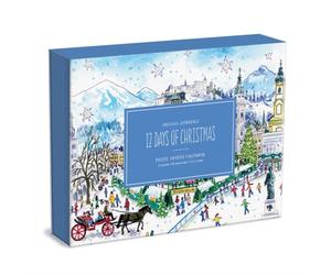 MICHAEL STORRINGS 12 DAYS XMAS PUZZL CAL by GALISON Non-book item Self Help