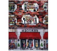 Galison Reusable Shopping Bag – A Day at the Bookstore by Michael Storrings