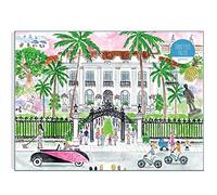 Galison 9780735373952 Michael Storrings A Sunny Day in Palm Beach 1000 Piece Puzzle