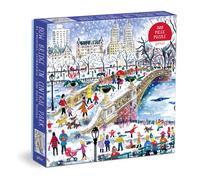 Galison Puzzle Michael Storrings Bow Bridge In Central Park 500 Piece White