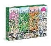 Michael Storrings Dog Park in Four Seasons 1000 Piece Puzzle, none