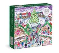 Michael Storrings Holiday Village Market 1000pc Foil Puzzle in Square Box