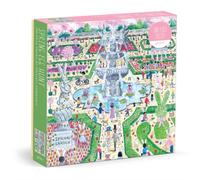Galison Easter Egg Hunt - 500 Piece Michael Storrings Jigsaw Puzzle Featuring Beautiful Artwork Of An Easter Spring Garden Egg Hunt