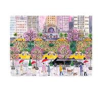 Michael Storrings Spring on Park Avenue 1000 Piece Puzzle by Galison with poster