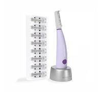 Michael Todd Beauty Sonicsmooth Dermaplane Razor for Women Face + Eyebrow trimmer Dermaplaning System - Peach Fuzz Remover - 8 Weeks of Dermaplaning Blades