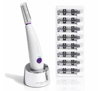 Michael Todd Beauty Sonicsmooth Dermaplane Razor for Women Face + Eyebrow trimmer Dermaplaning System - Peach Fuzz Remover - 8 Weeks of Dermaplaning Blades