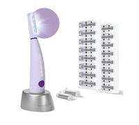 Michael Todd Beauty - Sonicsmooth Pro+ Dermaplaning System - with LED Light - 2 in 1 Women's Face Exoliation & Peach Fuzz Hair Remover - 16 Safety Tips & 2 Microdermabrasion Tips