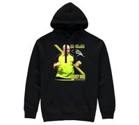 Michael Van Gerwen Hoodie - Adult (UK, Alpha, S, Regular, Regular, Black)