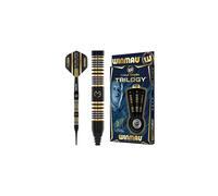 Michael Van Gerwyn MvG Trilogy 23.5g Gram Professional Soft Tip Tungsten Darts Set with Flights and Stems (Shafts)