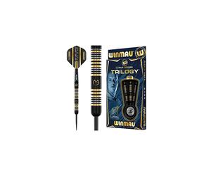 Michael Van Gerwyn MvG Trilogy 24g Gram Professional Steeltip Tungsten Darts Set with Flights and Stems (Shafts)