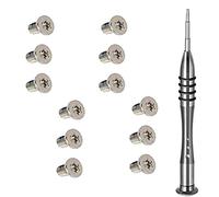 Michaelia 12PCS M2x3mm Silver Torx T5 Replacement Bottom Case Base Cover Screw for Dell XPS 13 9343 9350 9360, XPS 15 9550 9560 Precision M5510+ 1 PCS Torx T5 Screwdriver