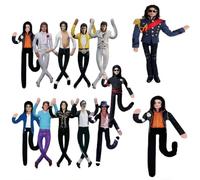 Michaell Plush Pillow King of Pop Music Legend Plushies Cartoon Soft Doll | Michaell Action Figure, Limbs Are Movable Rock King Classic Plush Halloween Christmas Decorations for Boys Girls Gift