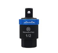 MichaelPro 1/2-Inch Drive Ratcheting Breaker Bar Adapter - Converts Breaker Bar or Sliding T-Handle into Ratchet, Reversible Ratcheting with Anodized Switch Collar | MP012025